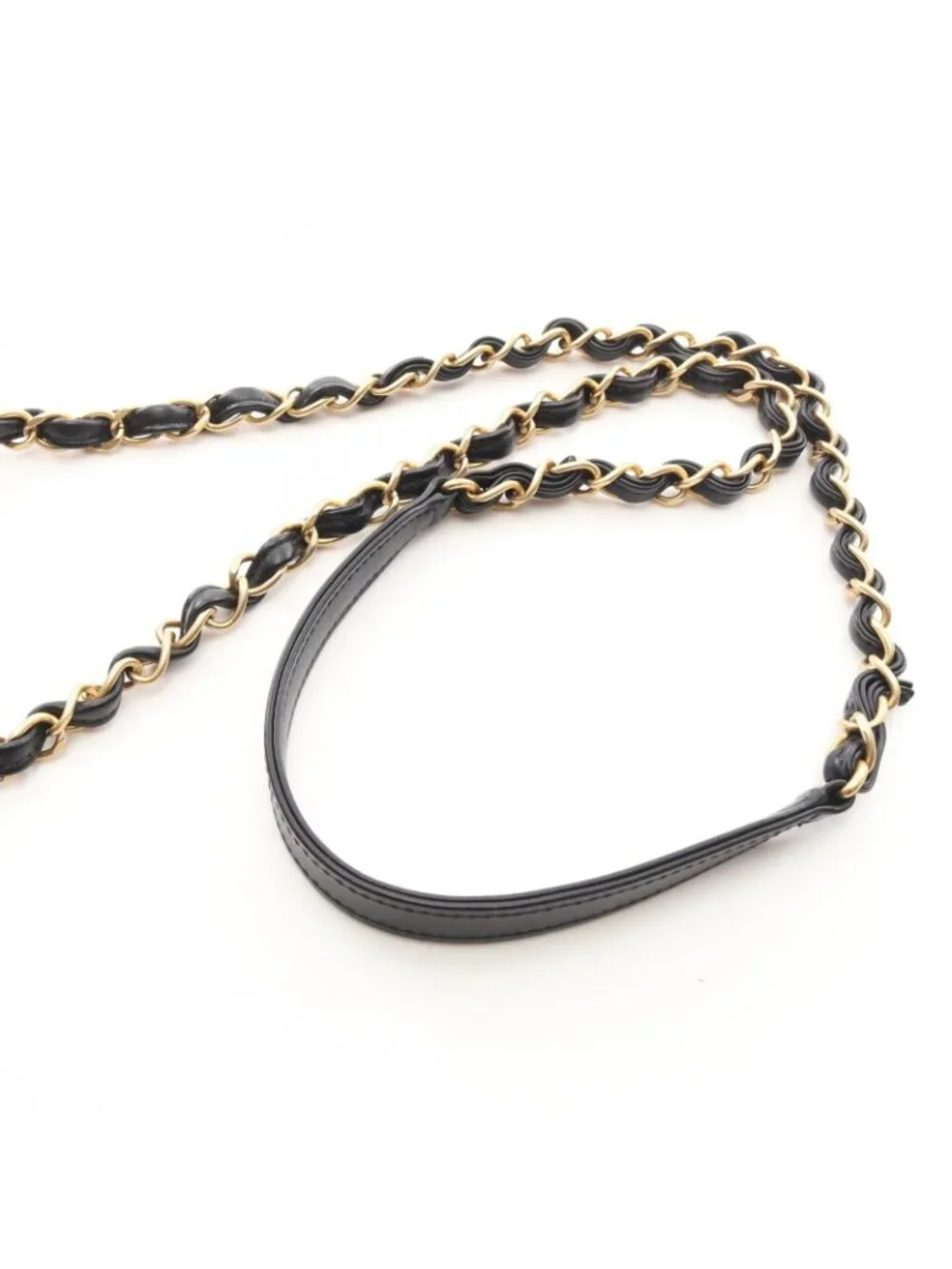 Chanel Shoulder Bag Quilted Small Flap Black Lambskin Chain
